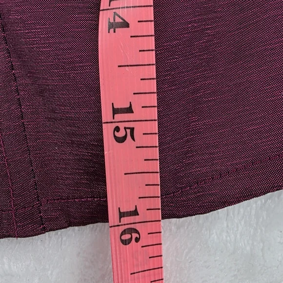 House of Harlow 1960 Shiny Dark Fuchsia Cropped Blazer W/ Cami Womens Medium - Picture 16 of 16